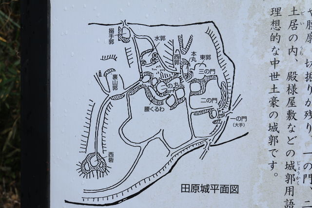 河内・田原城(城郭放浪記)