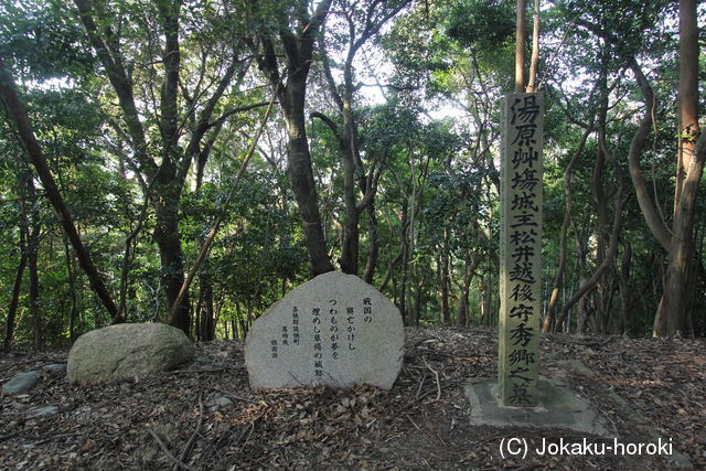 筑前 湯原草場城の写真