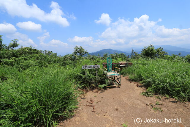 越中 大乗悟山城の写真