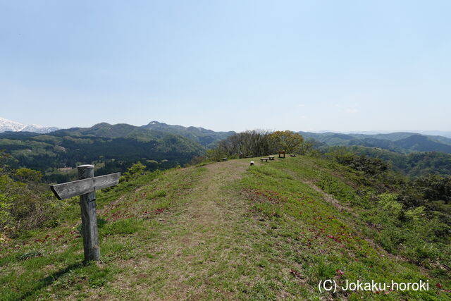 越中 茗荷谷山城の写真