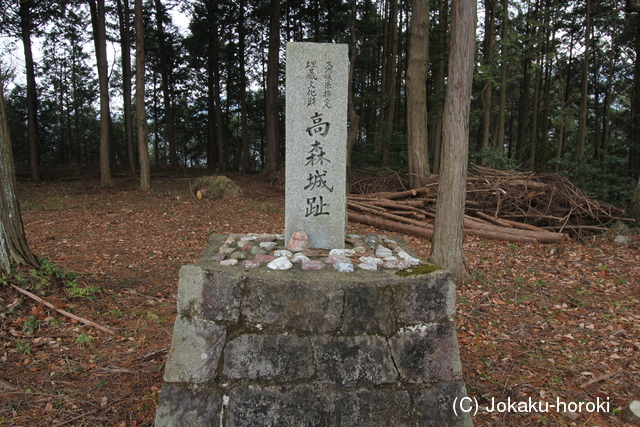 伊予 高森城(大洲市平野町)の写真