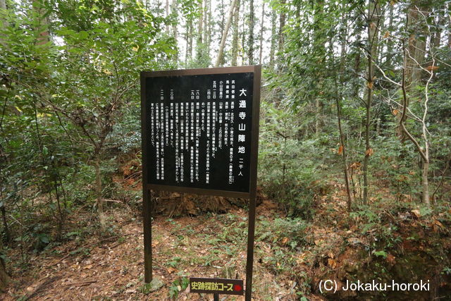 三河 大通寺山陣所の写真