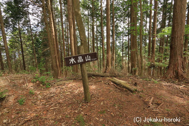 美濃 水晶山陣(山頂部)の写真