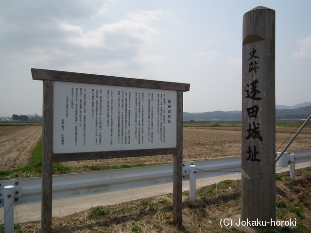 陸奥 蓬田城の写真