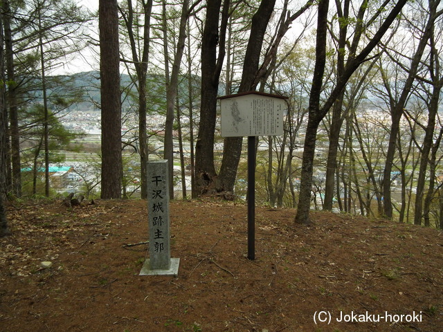 信濃 干沢城の写真