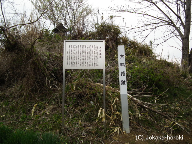 信濃 大熊城の写真