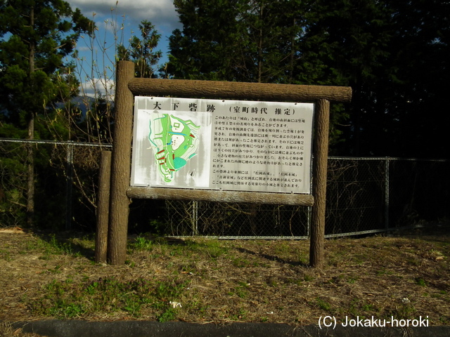 信濃 大下砦の写真