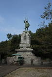 加藤清正公立像(本妙寺公園)の写真
