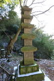 田原家五重塔と丸山墓地の写真