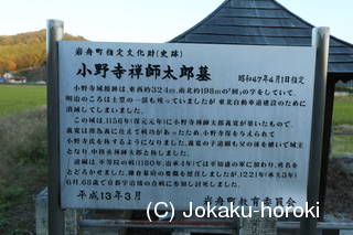 小野寺禅師太郎の墓の写真